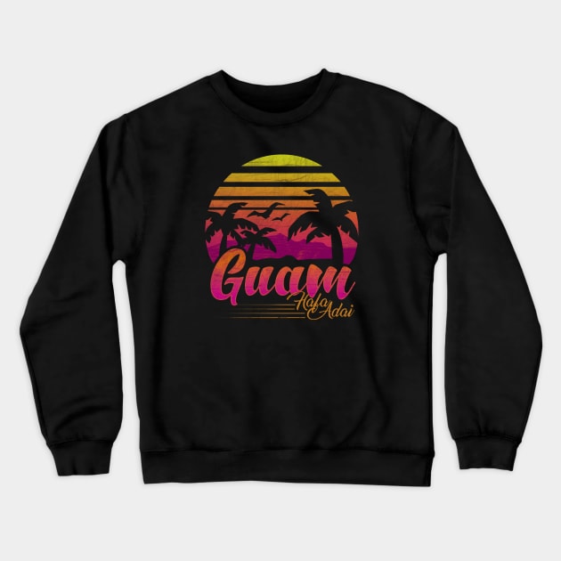 Guamanian Pride Hafa Adai Crewneck Sweatshirt by THE LOCAL FABRIC